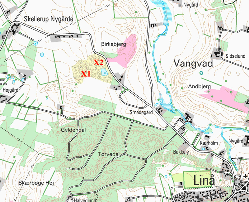 kort, Skellerup Nygaarde